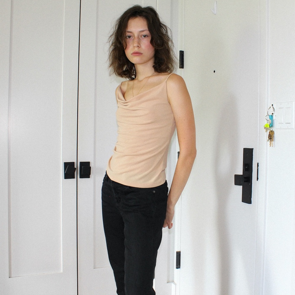 Beige tank top